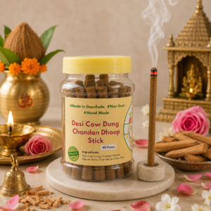 Desi Cow Dung Chandan Dhoop Sticks