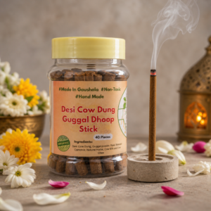 Desi Cow Dung Guggal Dhoop Sticks